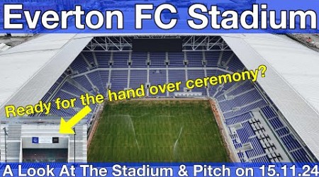 NEW Everton FC Stadium at Bramley Moore Dock. An Update On The Stadium &amp; Pitch on 15.11.24