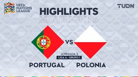 HIGHLIGHTS - Portugal 5-0 Polonia | UEFA Nations League 2024 | TUDN