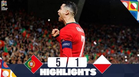 Portugal vs Poland | 5-1 | Highlights | UEFA Nations League 2024-25