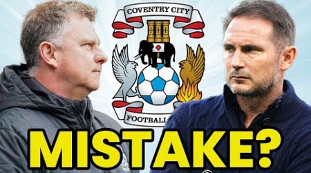 Are Coventry City Making A Huge Mistake? Frank Lampard tipped to replace Mark Robins!