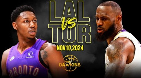 Los Angeles Lakers vs Toronto Raptors Full Game Highlights | Nov 10, 2024 | FreeDawkins