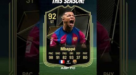 What if Kylian Mbappe joined Barcelona instead of Real Madrid... FC 25