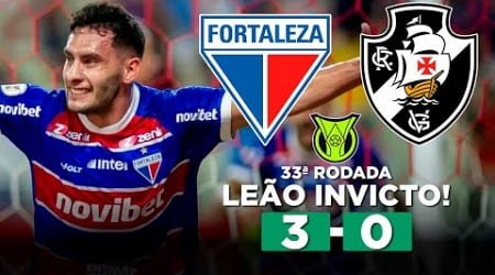 FORTALEZA VENCE O VASCO NO CASTELÃO E ATINGE MARCA HISTÓRICA! FORTALEZA 3 x 0 VASCO | Narração