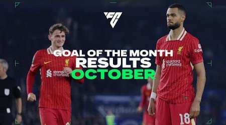 October&#39;s Goal of the Month Result | Salah, Kapocs, Gakpo! Liverpool FC