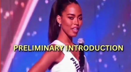 CHELSEA MANALO&#39;s Introduction for Miss Universe 2024 Preliminary Competition!