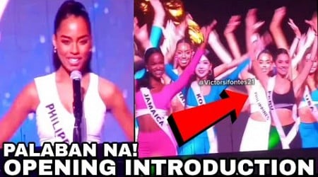 Chelsea Manalo OPENING INTRODUCTION Miss Universe 2024 Preliminary Final Rehearsal