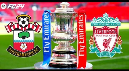 FC 24 | Southampton vs Liverpool - FA Cup - PS5™ Full Match &amp; Gameplay