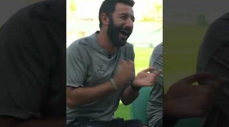 Las REACCIONES de Aitor Ruibal y Manuel Pellegrini durante la grabación del BETIS STORIES 