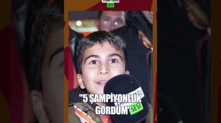 &quot;11 yaşındayım 5 şampiyonluk gördüm&quot; #galatasaray #samsunspor #süperlig #osimhen #taraftar #röportaj