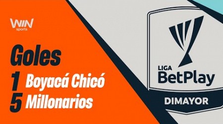 Boyacá Chicó vs. Millonarios (goles) | Liga BetPlay 2024-2 | Fecha 19