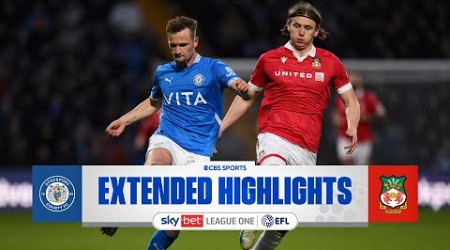 Stockport County vs. Wrexham: Extended Highlights | EFL League One | CBS Sports Golazo