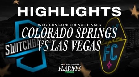 11.16.24 | Colorado Springs Switchbacks FC vs. Las Vegas Lights FC - Game Highlights