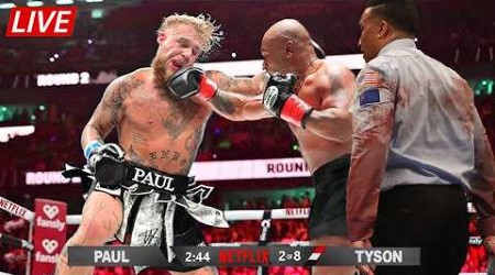 Mike Tyson vs Jake Paul | Knockouts | Full Fight Highlights | BATTLE FIGHT| MAIN EVENT |#PaulTyson