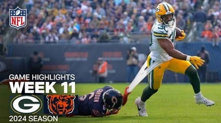 Green Bay Packers vs. Chicago Bears Game Highlights | NFL 2024 Season Week 11