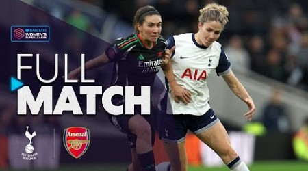 Full Match: Tottenham Hotspur v Arsenal | Barclays WSL 2024-25