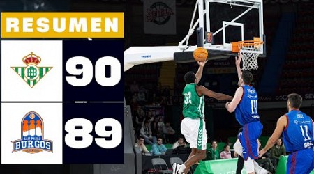 REAL BETIS BALONCESTO 90-89 SILBÖ SAN PABLO BURGOS | RESUMEN PRIMERA FEB