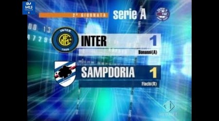 2006-07 (2^ - 16-09-2006) INTER-Sampdoria 1-1 [Flachi(R),Aut.Bonanni] Servizio Controcampo Italia1