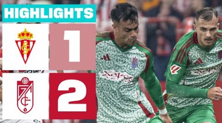 REAL SPORTING 1 - 2 GRANADA CF I RESUMEN LALIGA HYPERMOTION