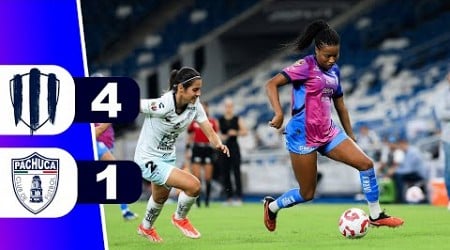 MONTERREY VENCE 4 - 1 A PACHUCA POR LA LIGA MX FEMENIL | REY DEPORTIVO