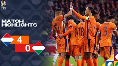 Netherlands vs Hungary | 4-0 | Highlights | UEFA Nations League 2024-25