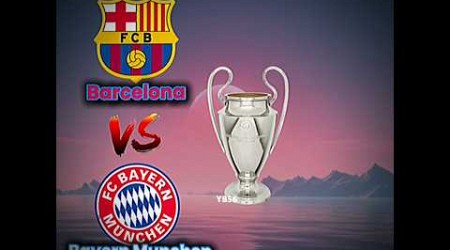 BARCELONA VS BAYERN MUNICH #football #trophy #tanding