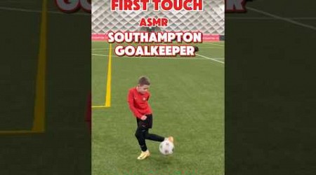 ASMR Southampton Goalkeeper First Touch Arlo Johnson saints Academy dome Ramsdale Jnr 8yr old