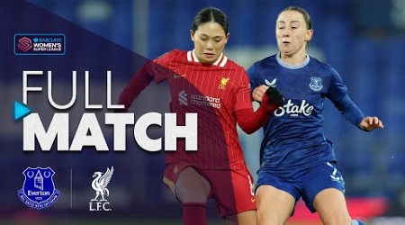 Full Match: Everton v Liverpool | Barclays WSL 2024-25