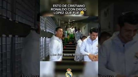 ESTO DE CRISTIANORONALDO CON DIEGO LOPEZ QUE FUE 