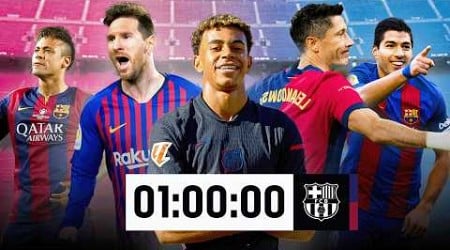 ¡1 HORA de GOLAZOS del FC BARCELONA! 