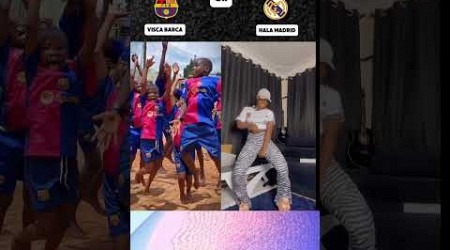 VISCA BARCA VS HALA MADRID #shorts #dance #music #halamadrid #viscabarca #laliga #football #اكسبلور