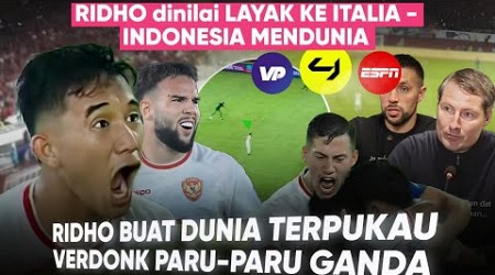 Verdonk buat semua Merinding “Lari saat Pincang” Ridho Level Serie A. Media Dunia sorot TIMNAS