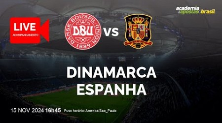 DINAMARCA X ESPANHA AO VIVO | EUROPA - UEFA NATIONS LEAGUE - LEAGUE A - RODADA 5 | NARRAÇÃO