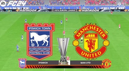 FC 24 | Ipswich Town vs Manchester United - UEFA Europa League - PS5™ Full Gameplay