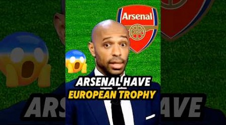 Do you know Arsenal Have A European trophy#football #fyp #arsenal#shorts