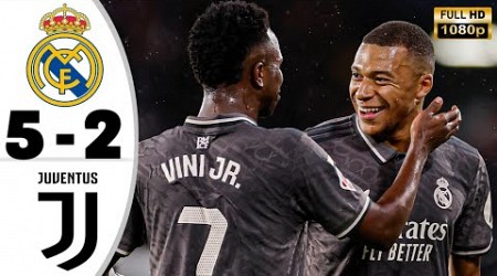 Real Madrid vs Juventus 5-2 • Champions League Highlights &amp; All Goals 2024 • Hasil Bola Tadi Malam