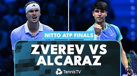 Alexander Zverev vs Carlos Alcaraz EPIC Match Highlights | Nitto ATP Finals 2024