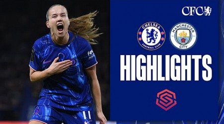 Chelsea Women 2-0 Manchester City | HIGHLIGHTS &amp; MATCH REACTION | WSL 24/25