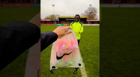 POV: hand delivering boots to Manchester City player