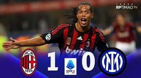 Milan 1 x 0 Inter (Ronaldinho&#39;s show) ● Serie A 2008/09 Extended Goals &amp; Highlights ᴴᴰ