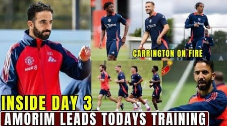 DAY 3! Luke Shaw, Mainoo And Leny Yoro All In Amorim International Break Training.