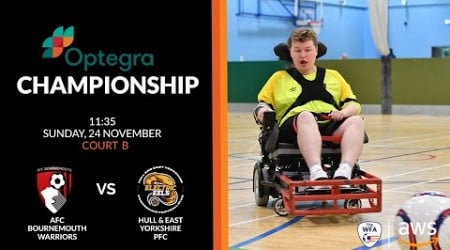 AFC Bournemouth Warriors vs Hull &amp; East Yorkshire PFC - Optegra Championship Court B