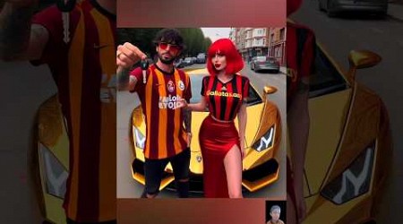 Altın Araba Hediye #fenerbahçe #galatasaray #beşiktaş #cartoon #animation #funny #ai #shortsvideo