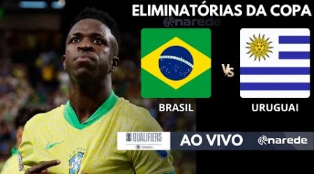 BRASIL X URUGUAI AO VIVO - COM VINI JR EM CAMPO - ELIMINATÓRIAS CONMEBOL COPA DO MUNDO 2026