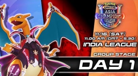 HINDI | Pokémon UNITE Asia Champions League 2025 India League Day 1