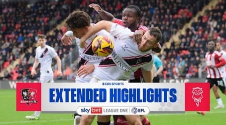 Exeter City vs. Lincoln City: Extended Highlights | EFL League One | CBS Sports Golazo - Europe