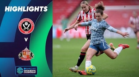 Late Drama! | Sheffield United v Sunderland Highlights | Barclays Women&#39;s Championship