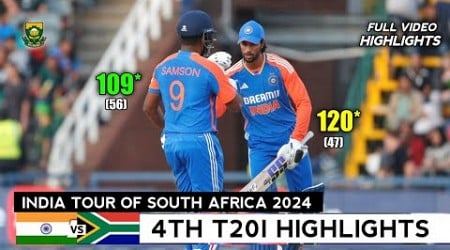 India vs South Africa 4th T20 2024 Full Match Highlights | IND vs SA 4TH T20 Highlights 2024