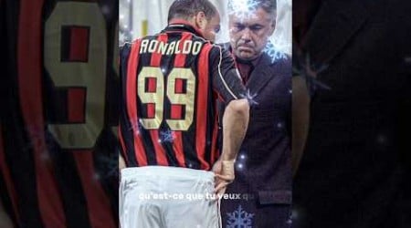 Carlo Ancelotti parle de ronaldo à milan #football #ronaldo #footballshorts #messi #neymar