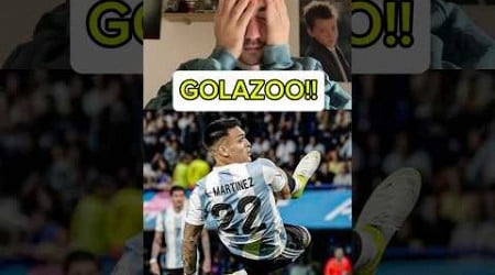 Goal Lautaro Martinez!! Argentina-Perù #italia #argentina #inter #goal #reazione #messi #lautaro