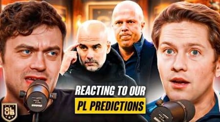 Reacting To Our TERRIBLE Premier League Predictions...